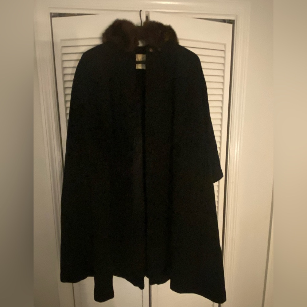 Vintage Early 1900’s Wool and Mink Fur Coat